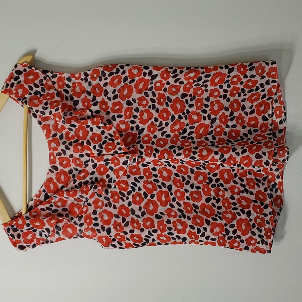 CAbi | Flipside Reversible Ruffle Tank Top | Small